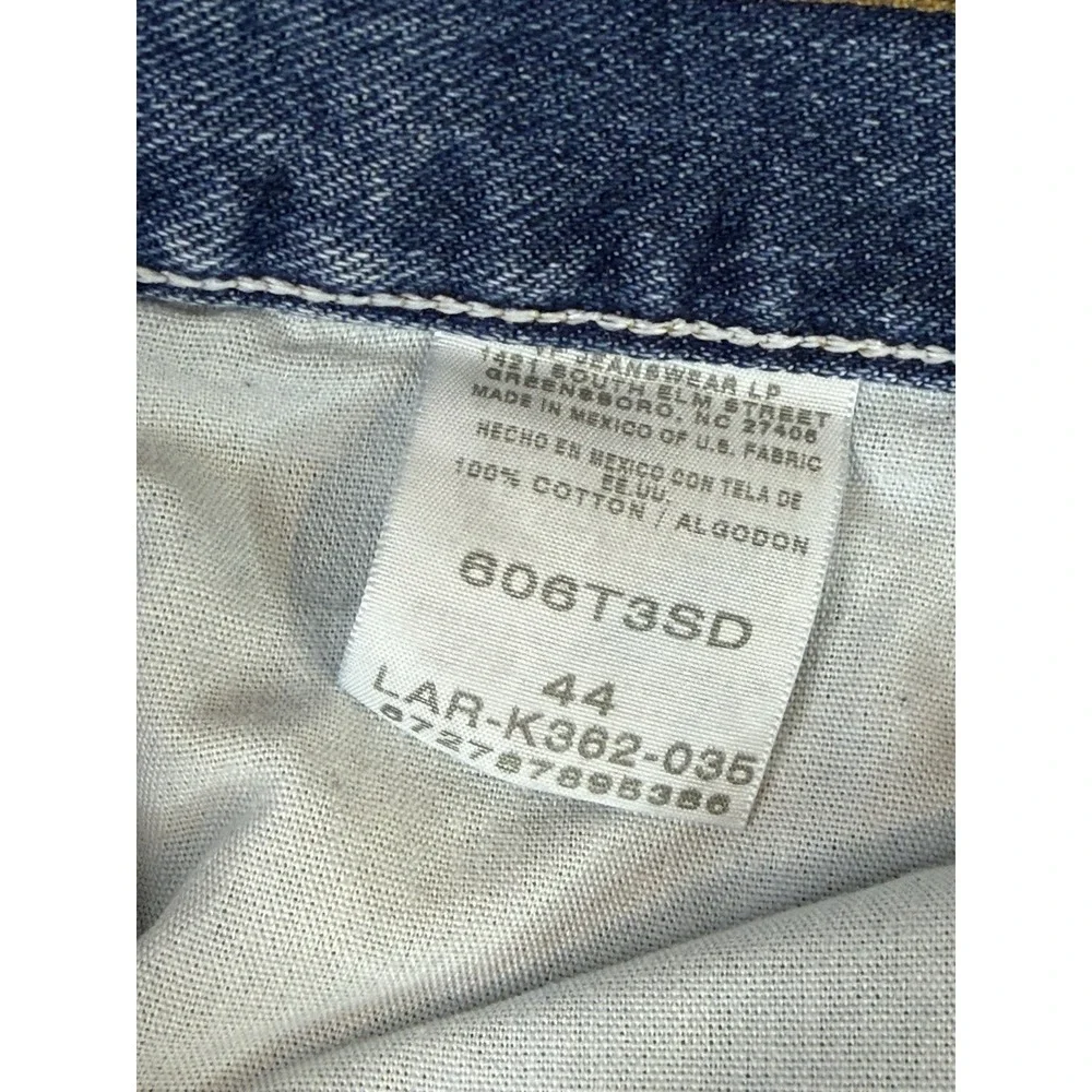 Vintage Wrangler Denim Shorts 44 Blue 90s Classic Dad Jean‎ Shorts USA Fabric